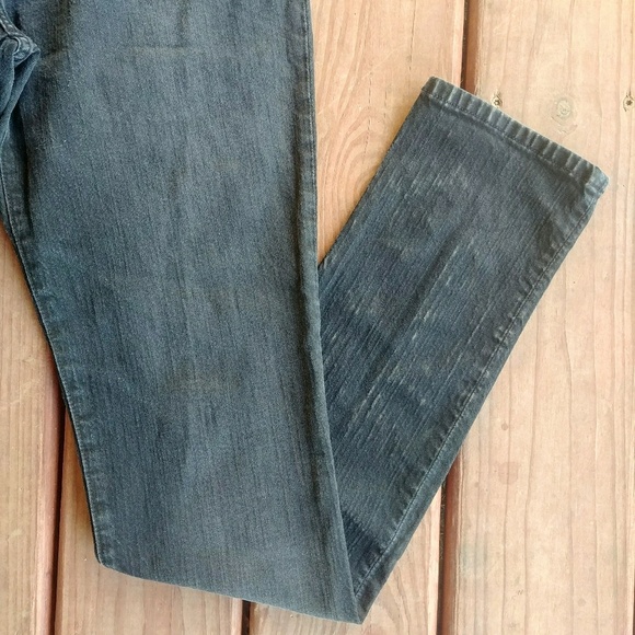 Current/Elliot Black Wash Studded Skinny Jeans - Picture 3 of 6